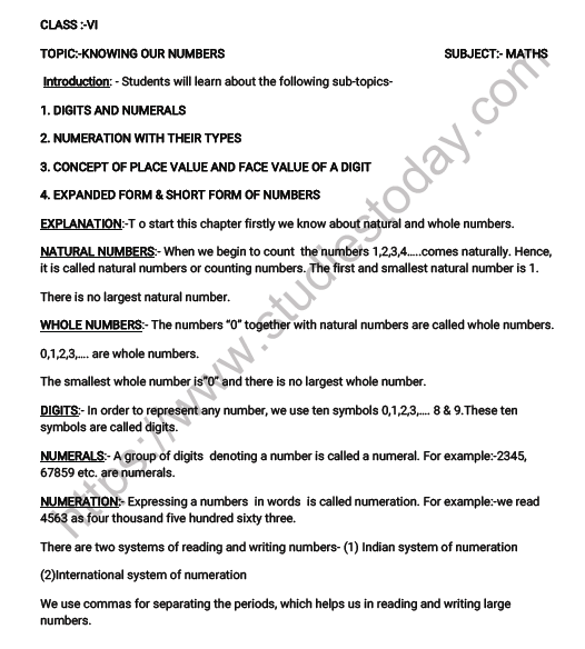 31 Types Of Numbers Worksheet - support worksheet